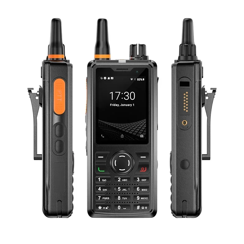 UNIWA F41 4G POC Walkie Talkie Zello Telefone robusto 2.4 "Tela sensível ao toque 1GB + 8GB Smartphone à prova d'água Android 8.1 4600mAh NFC