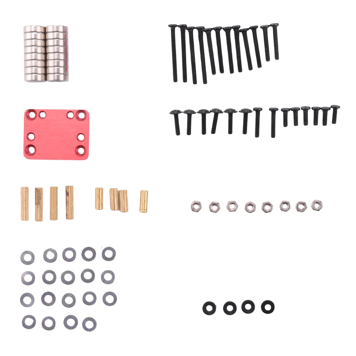 RC Car Body Post Magnet Invisible Fixed Mount for Wltoys 284131 K969 K989 P929 Kyosho MINI-Q 1/28 RC Car Upgrade Parts,1