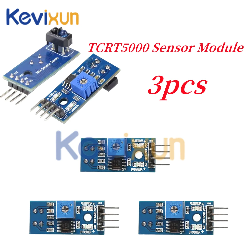 10pcs/1pc TCRT5000 IR Infrared Reflectance Sensor Obstacle Avoidance Module Tracing Sensor Tracing Module For Arduino Diy Kit