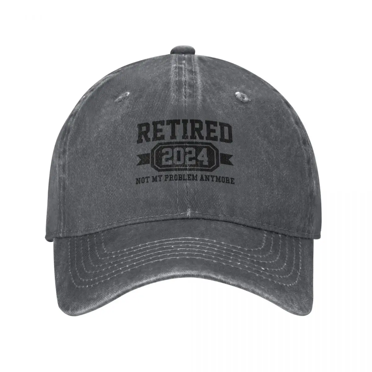 

Retired 2024 Not My Problem Anymore, Funny Retirement, Retirement 2024 Baseball Cap Sun Cap cute Designer Man Women's