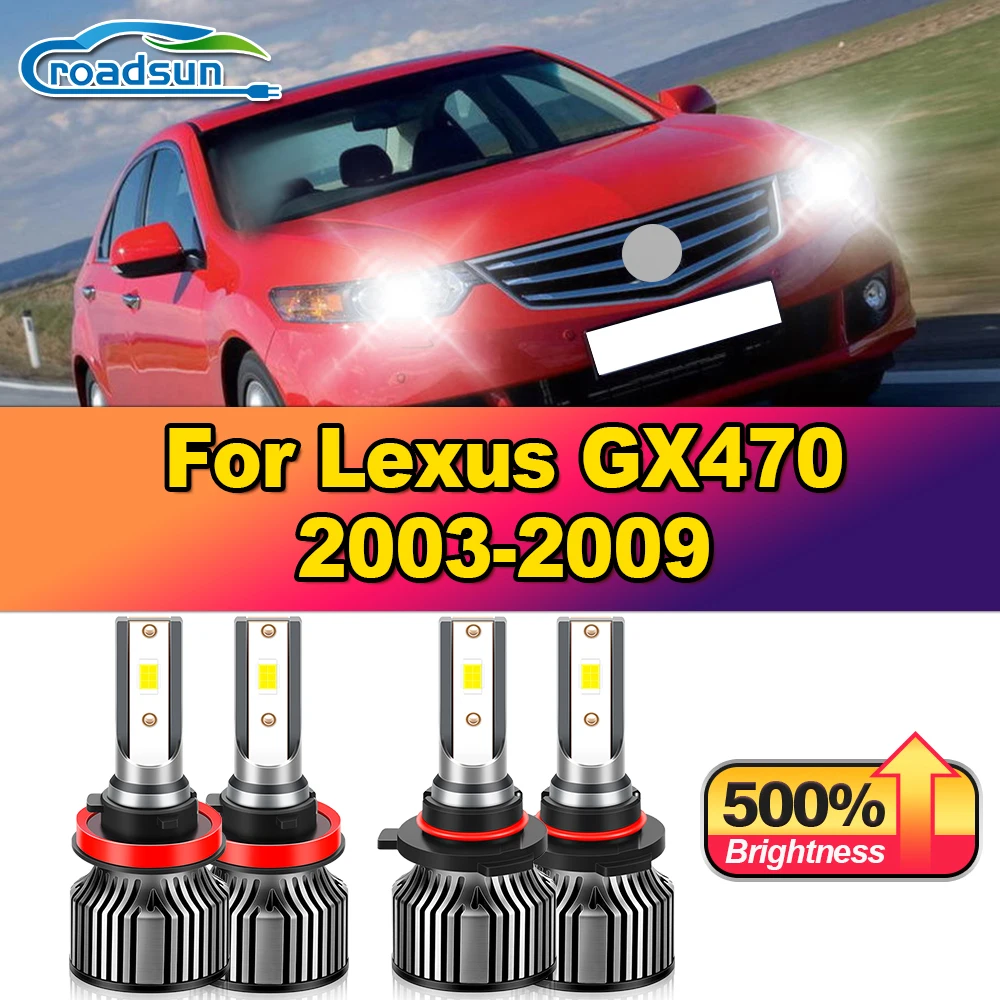 

40000LM CSP Chips Car Lights 240W Turbo Auto Headlamp Bulbs 6000K White 12V Front Lamps For Lexus GX470 2003-2006 2007 2008 2009