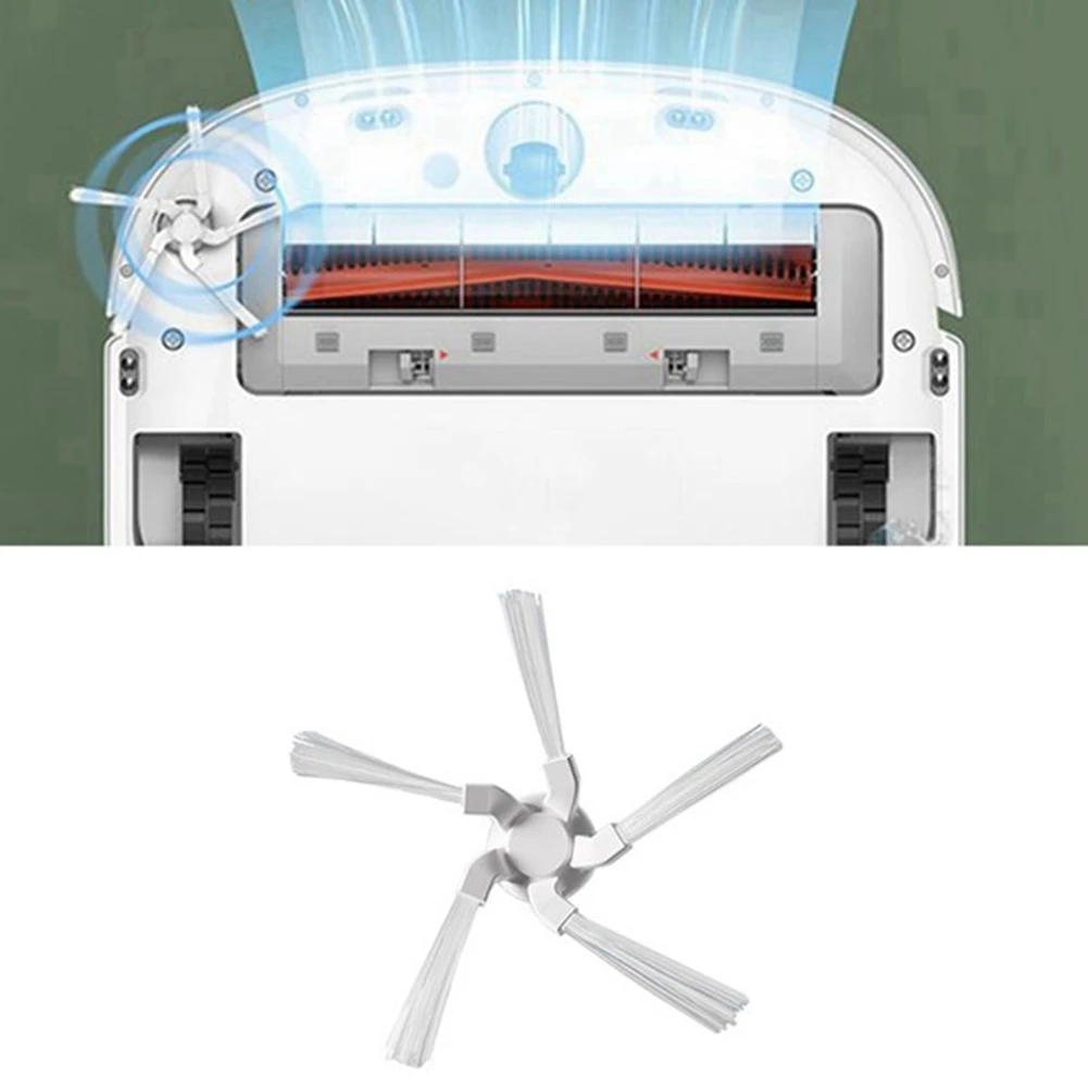 Varrição Robot Aspirador Acessórios, Escova Lateral para Bot W10, Peças De Reposição