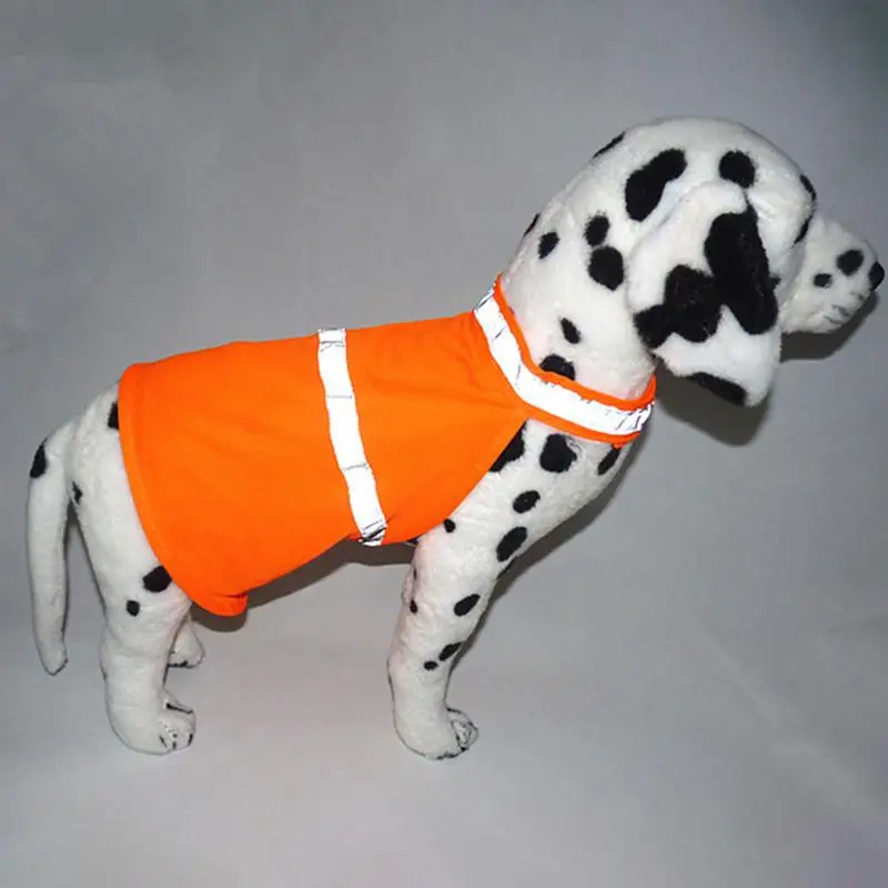 Dog Safety Vest Reflective Dog Vest Night Safety Fluorescent Dogs Clothes Safety Vest Outdoor Training Running Vest Pet Supplies