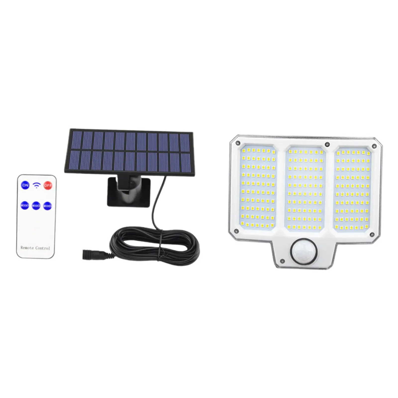 

Solar Wall Lamp Waterproof Decorative Light Outdoor Solar Light Pathway Light 3 Modes for Driveway Courtyard Walkway Fence Patio