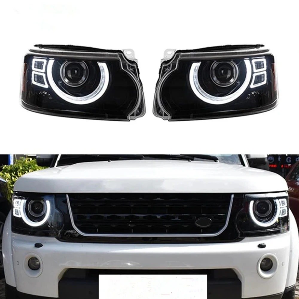 

High Brightness Beam Angel LED Headlights For Discovery 4 2010-2017 Head Lamp