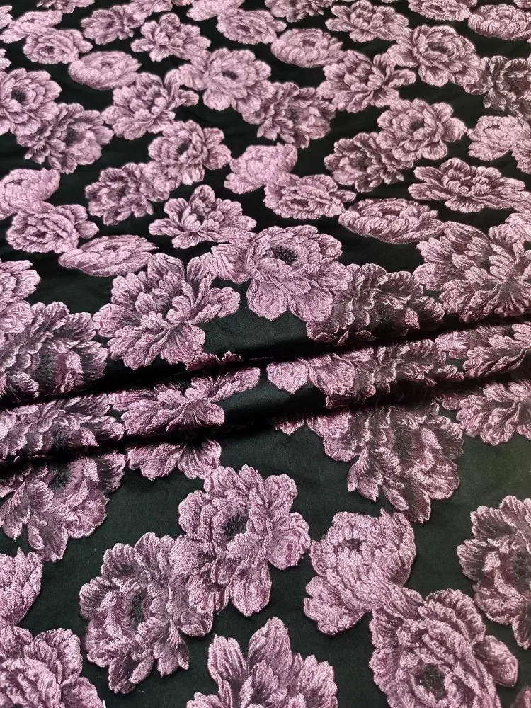 

Jacquard Fabric Firm Windbreaker Dress Brocade Fashion Apparel Fabrics Wholesale Cloth for By The Meter Diy Sewing Material