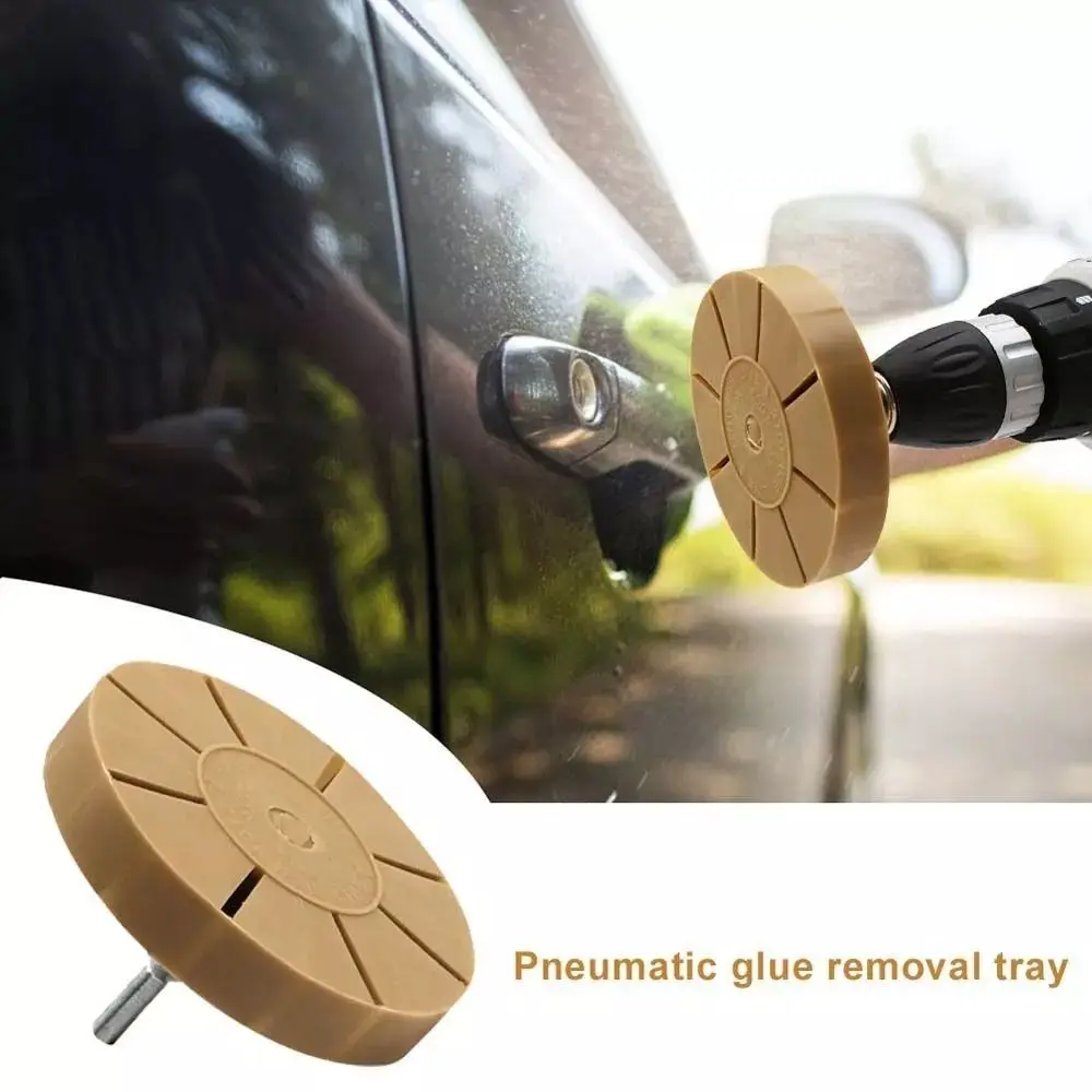 3.5 Inch Rubber Wheel Pad Tint Vinyl Decal Remover Adhesive Removal Tool Decal Eraser Wheel Wear-resistant Durable