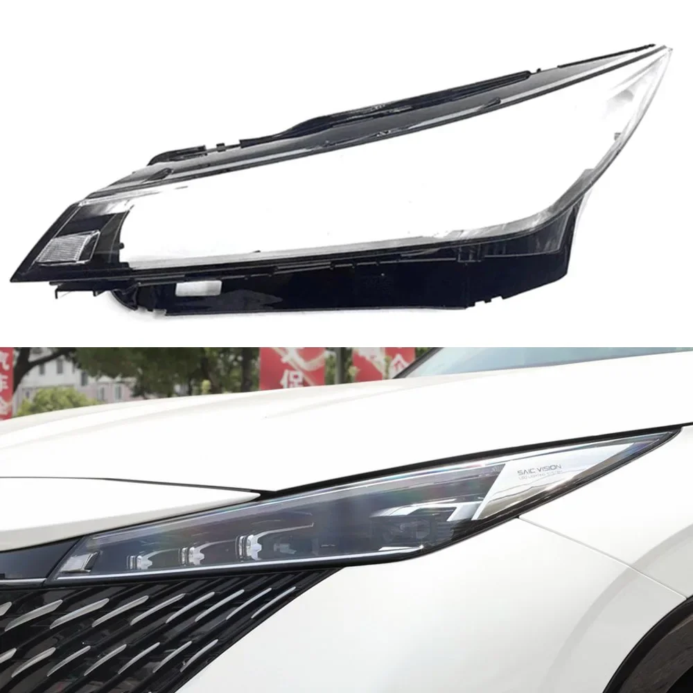 

For Roewe RX5 3 Generation Auto Headlamp Shell Light Case Car Front Headlight Lens Cover Lampshade Glass Lampcover Caps 2023