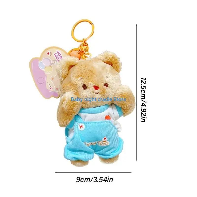 J2ff Butter Bear Keychain Girl Girl Purse Pends para Decors bolsos Accesorios