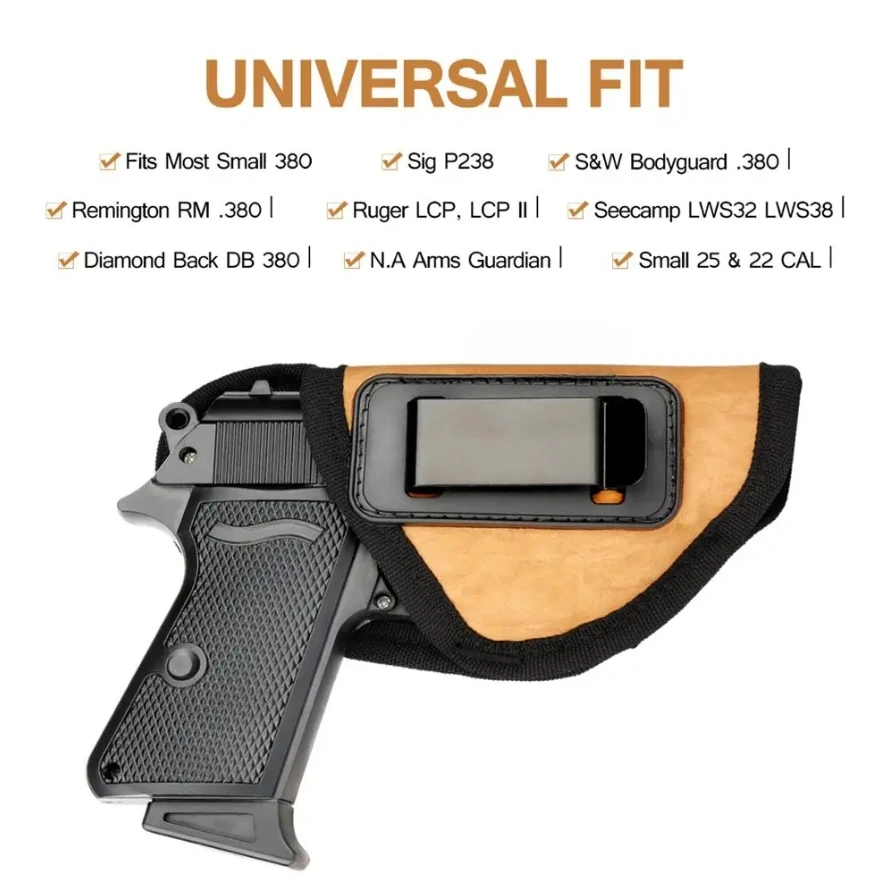 Universal Glock Holster Concealed Carry Belt Clip Slide Holster GLOCK 17 19 22 23 24 25 26 27 28 30S 31 32 33 34 35 36 Clip