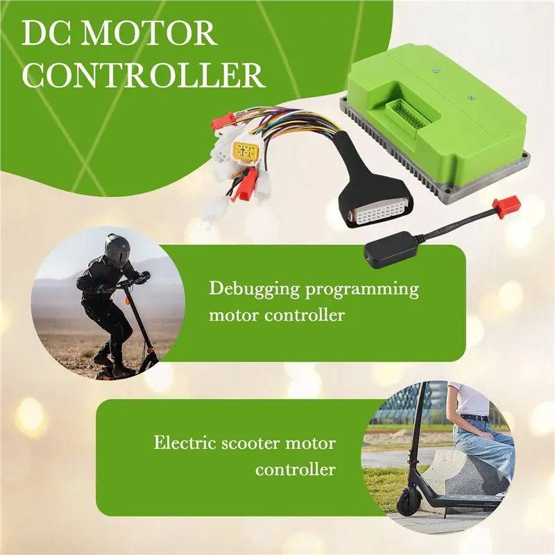 AY14 -For Nanjing Fardriver ND72260 48V-72V 80A 3KW DC Sine Wave Electric Scooter BT Debugging Programming Motor Controller