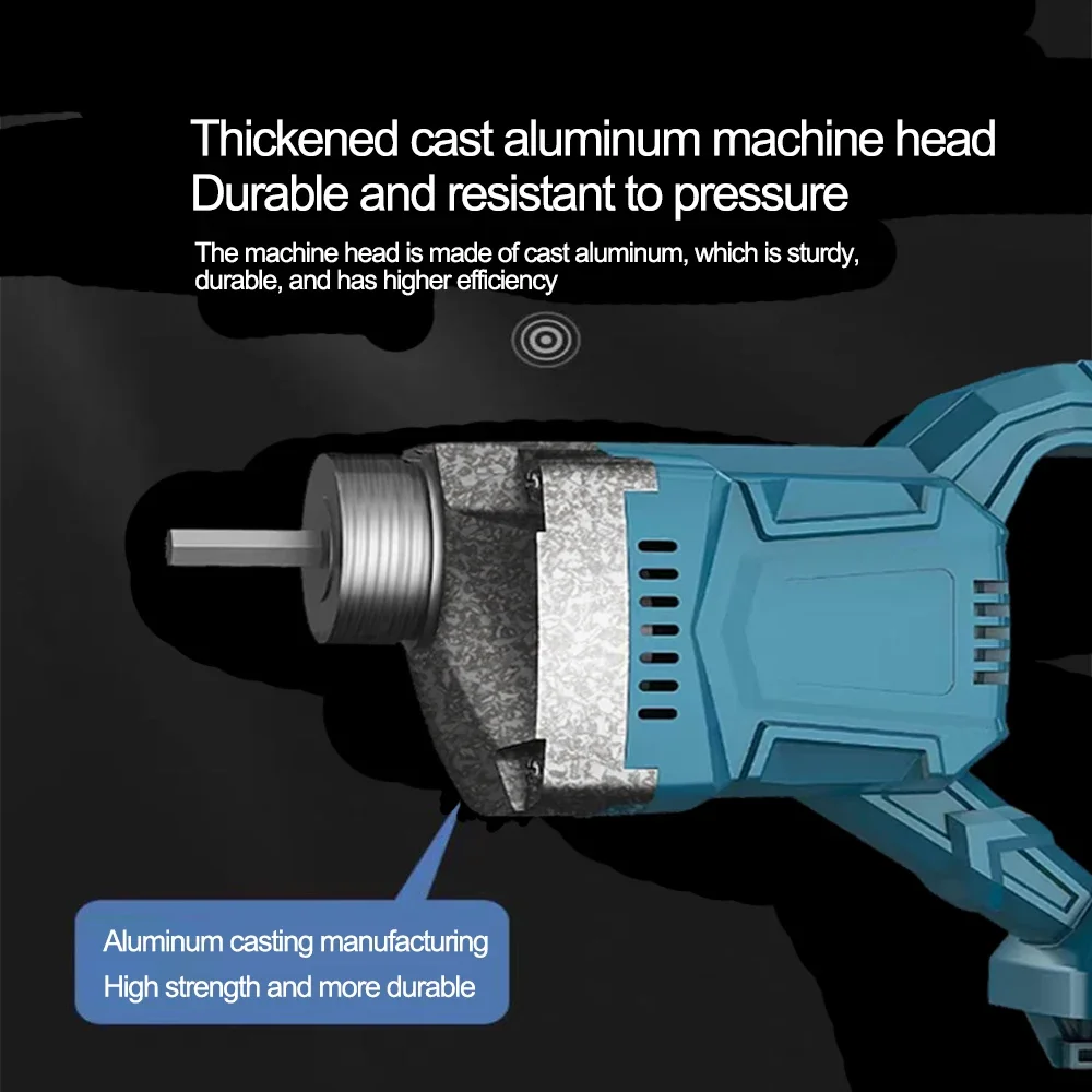 Concrete Mixing Tool Brushless Wireless Electric Cement Concrete Vibrator For Concrete Mixing Power Tool Fit Makita 18V Battery