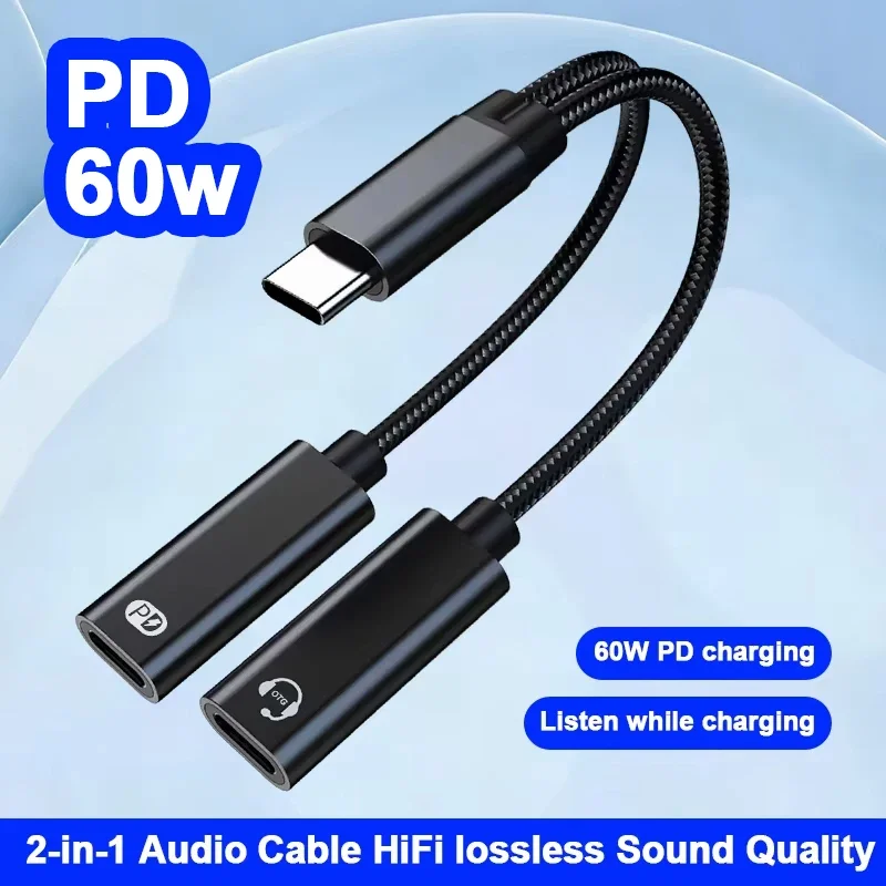 Type C To Dual Usb …