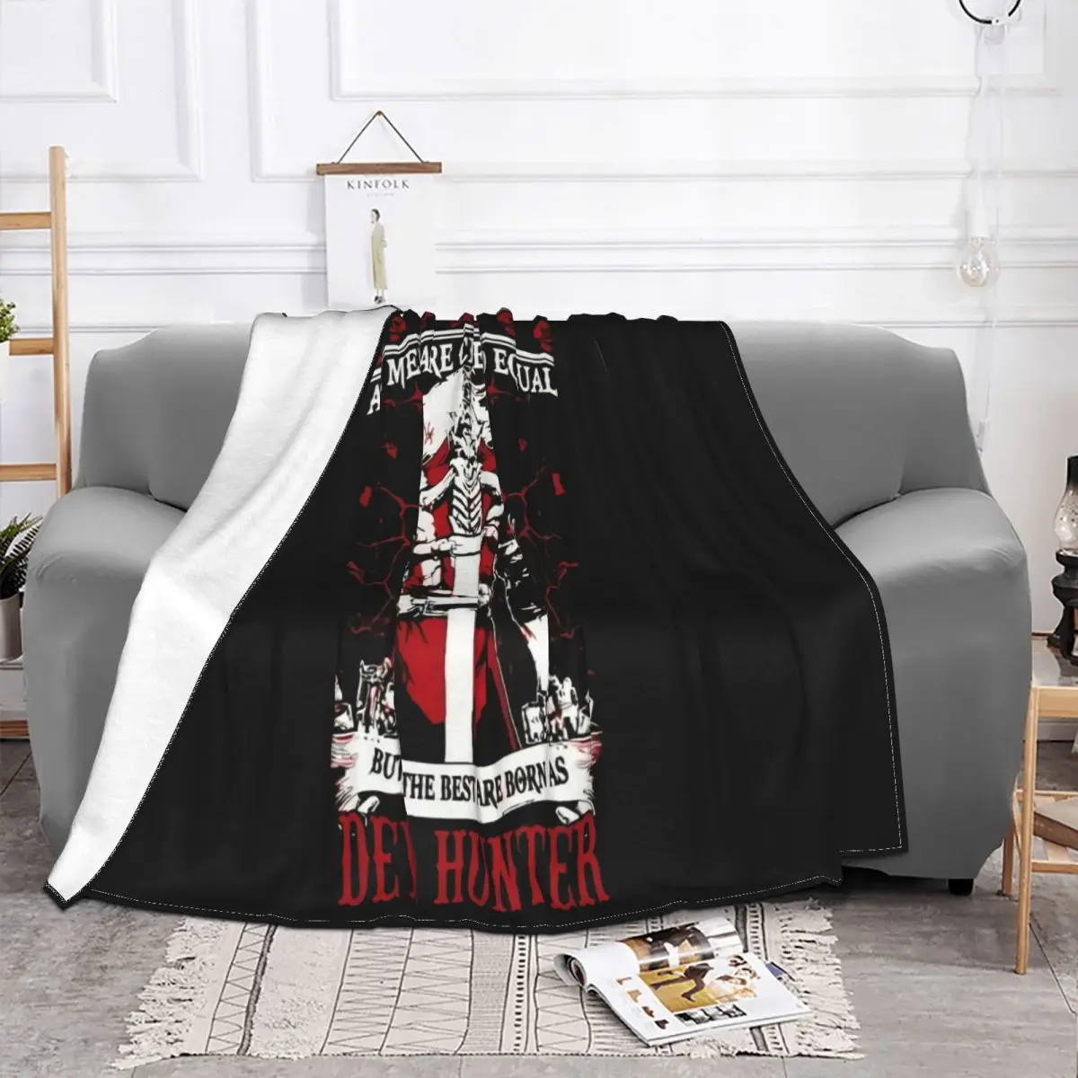 Devil Hunter The Best Are Born As May Cry Hunt Dmc Unisex Black Adult Formal Throw Blanket