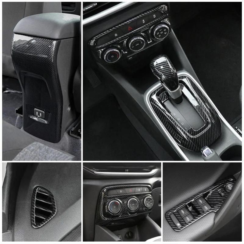 Para Chevrolet Tracker Trax 2019 2020 2021 accesorios LHD Control central caja de cambios de transmisión marco de ajuste de salida de CA