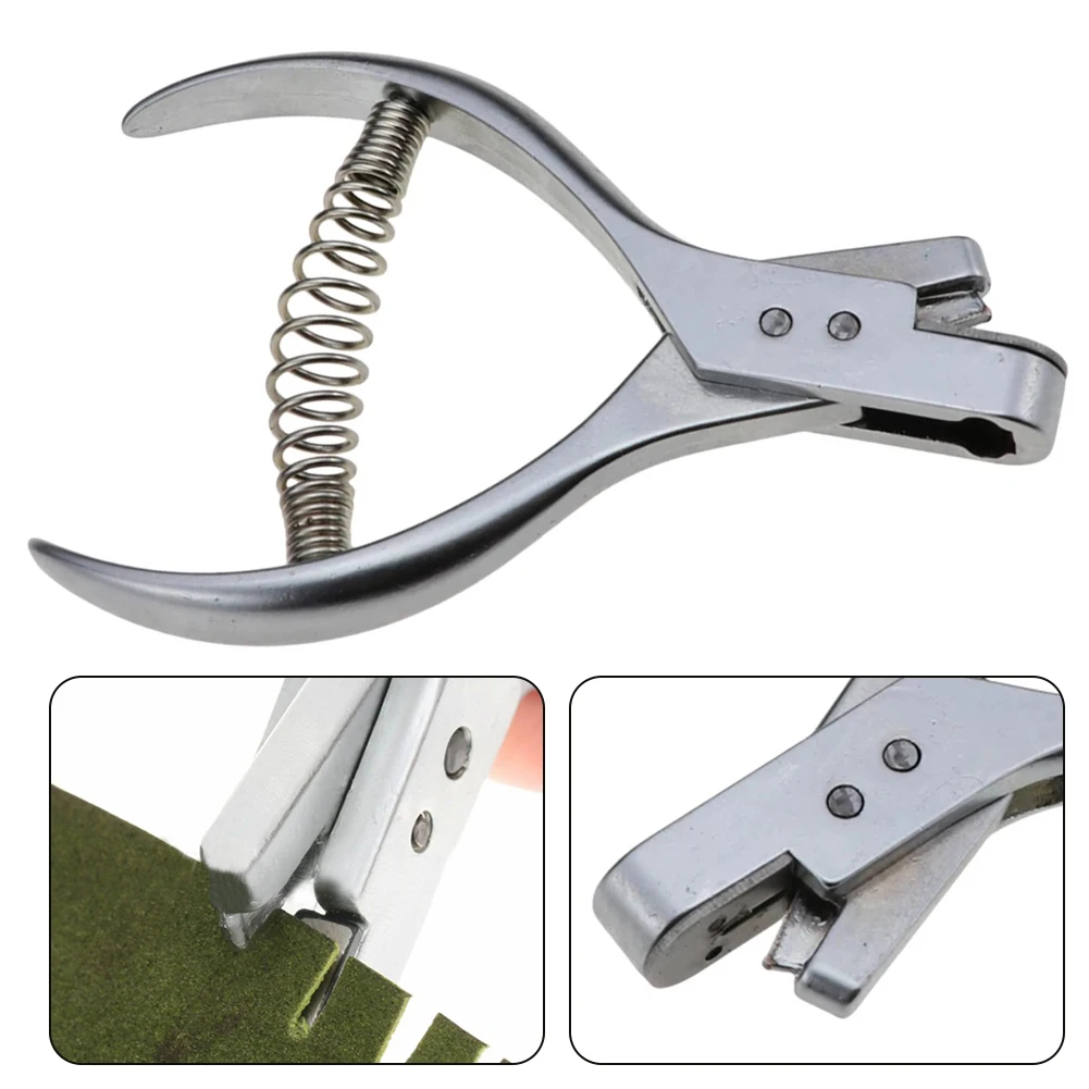 Bran New Photo Pliers Punch Punch Pliers Oblong Silver 0.59*0.12\