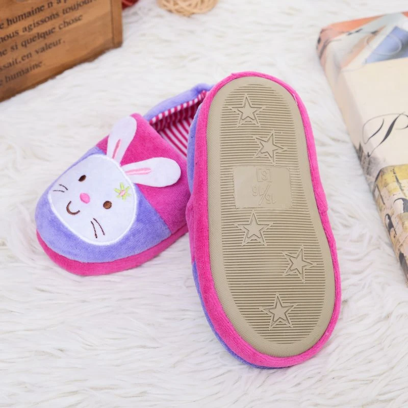 Fashion Toddler Girl Slippers for Autumn Winter Plush Warm Bunny Children Home Shoes Little Kid House Indoor Footwear Baby Items