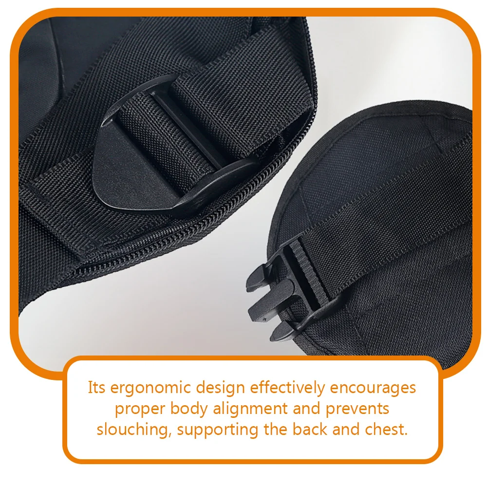 

Ergonomic Adjustable Lumbar Support Belt Office Sitting Posture Correction Back Pain Relief For Kids Adult Student Portable