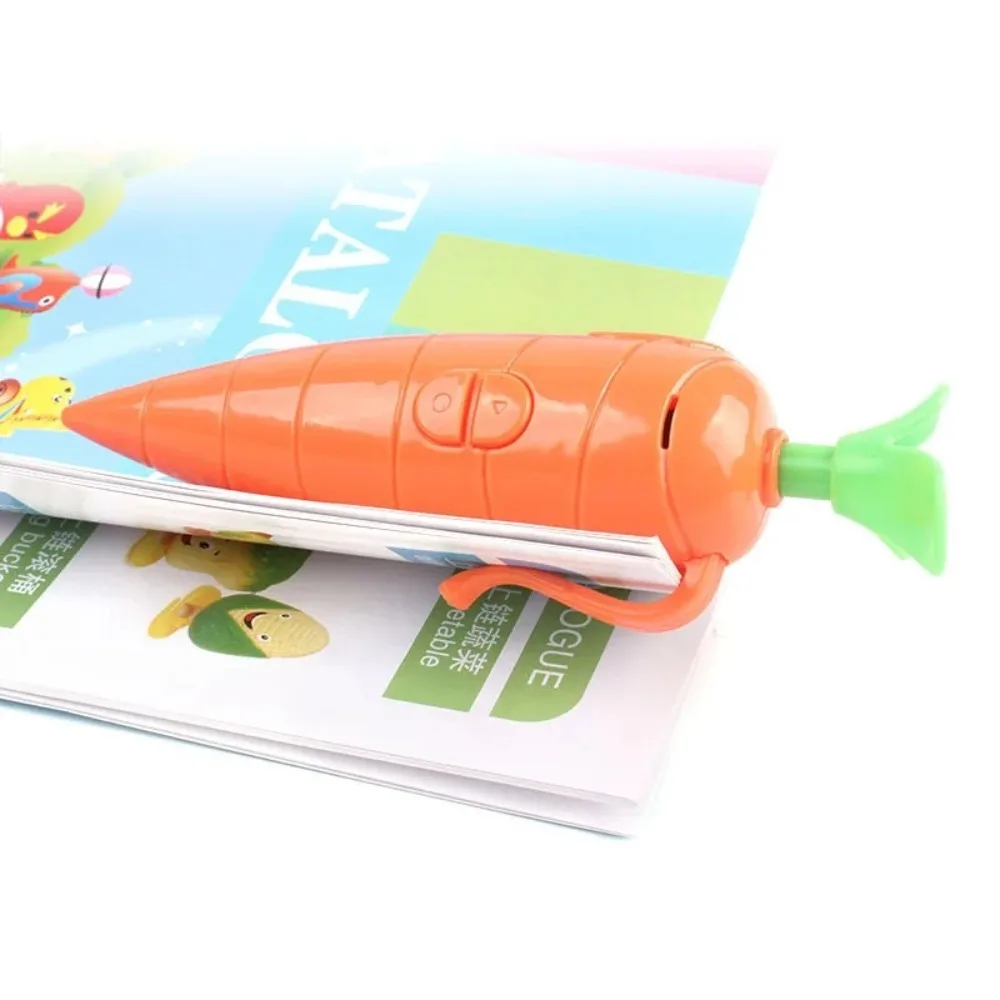 Carrot Shape Electronic Sound Toy New Funny Gift Plastic Novelty Voice Recorder Pen Yellow Kids Recording Pens for Kids