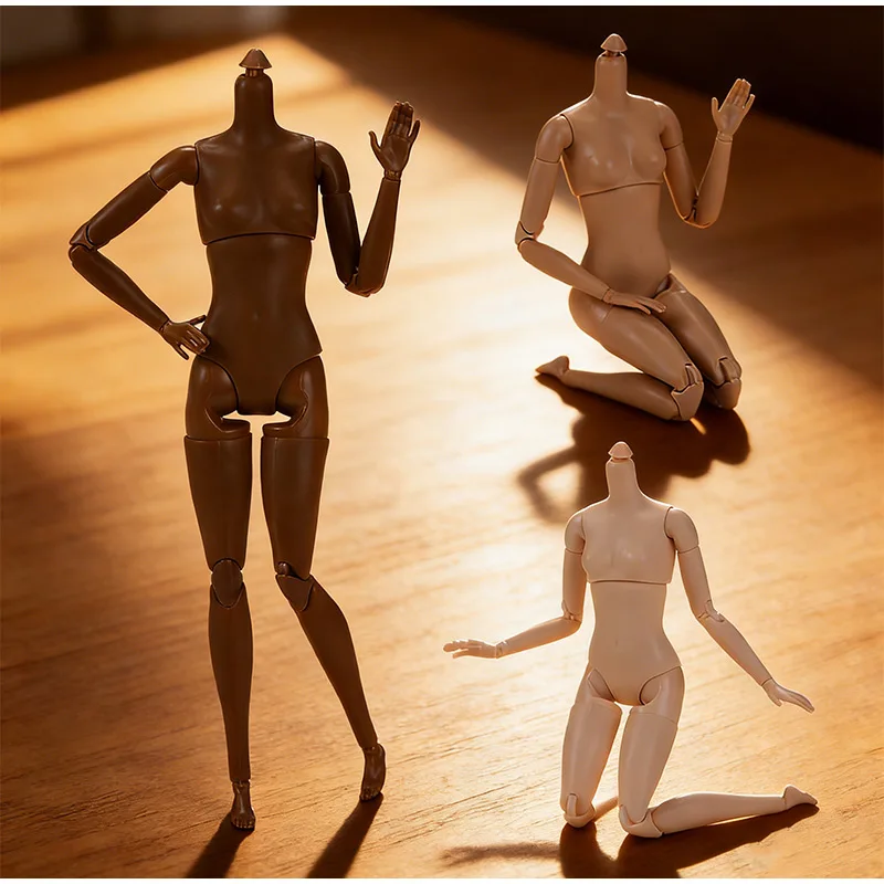 1/6 Scale Female Action Figure Body Multi-jointed Supermodel Movable Nude Body for Doll Customization Bjd Model Accessory