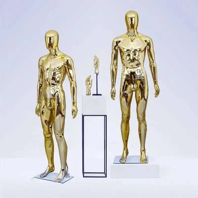 

for Gold Stylish Clothing Stores Mannequins Plastic Body Mannequins Simple Adult for Modern Women's Clothing Mannequins Full Hot