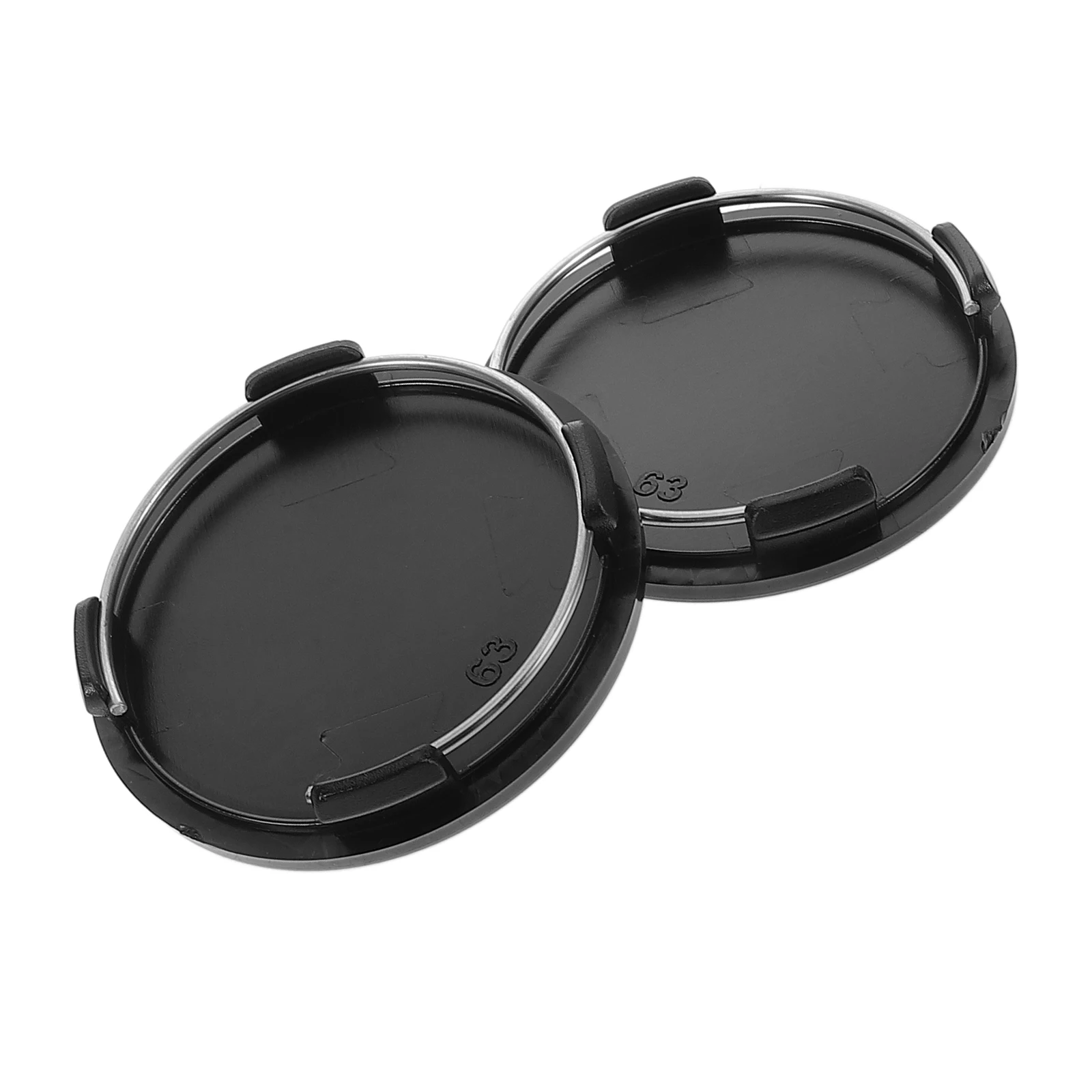 

2 Pcs Hubcaps Air Valve for Car Tires Wheel Centre Rims Center Cover Bearing Dust Outer Diameter
