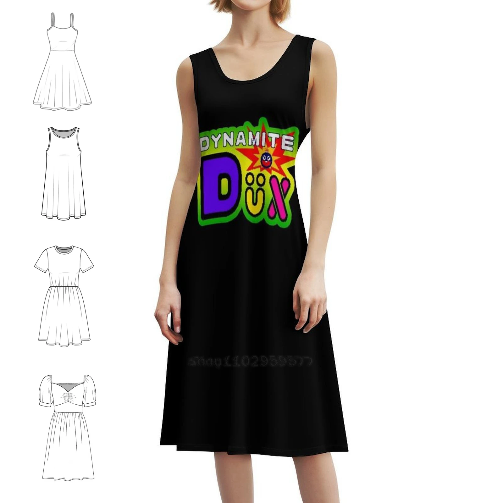 Dux Floral Smock Dr… - image