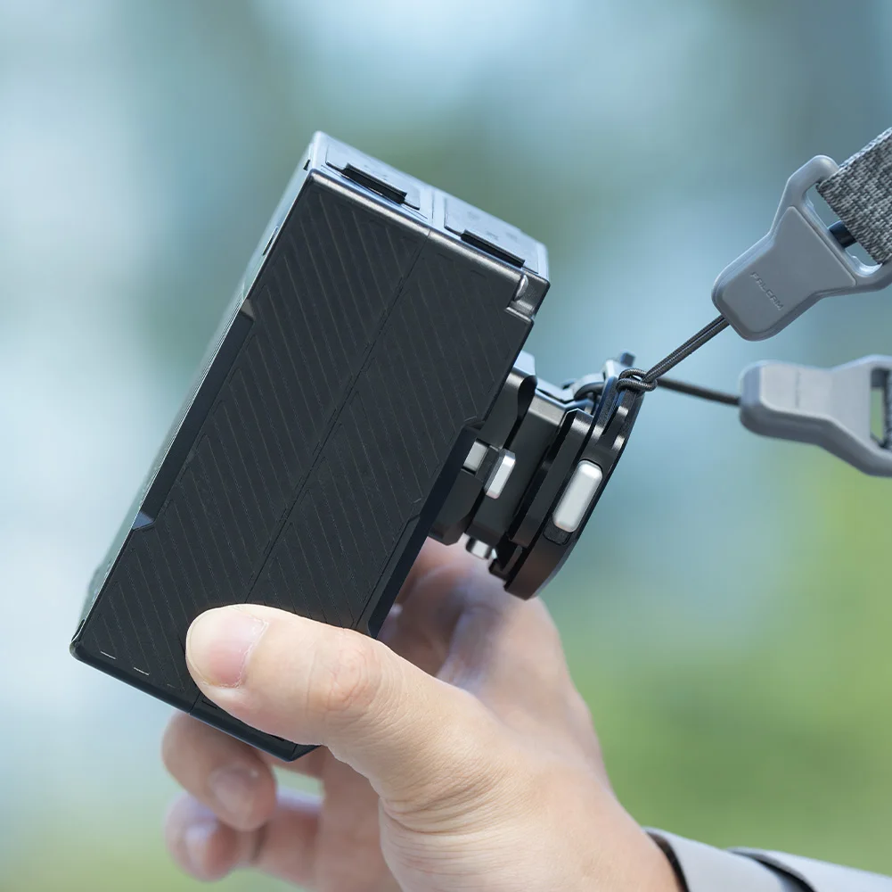 Placa giratória de liberação rápida FALCAM F22 para bateria de montagem em V compatível com gaiola de câmera F22 Acessórios de fotografia compactos