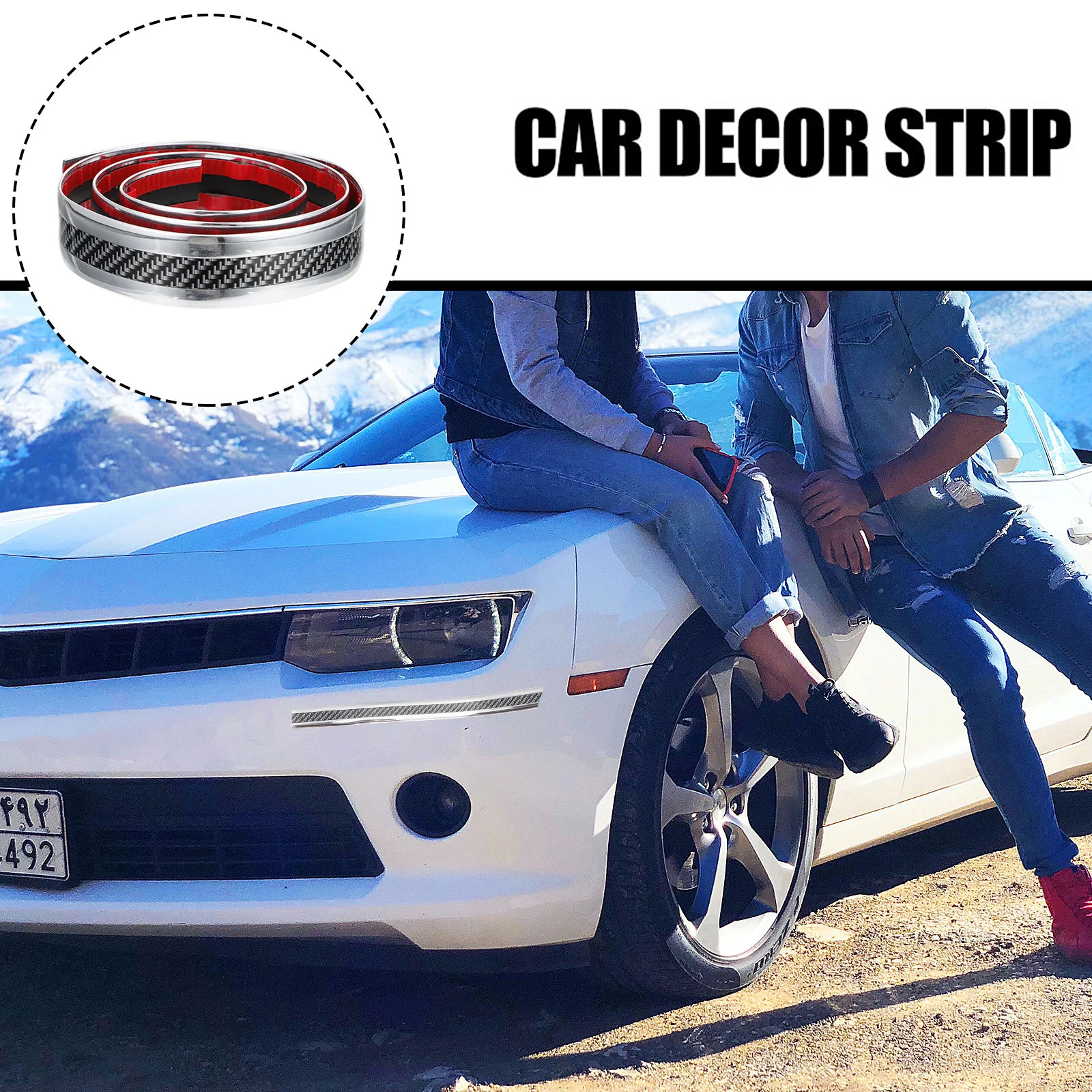 

2 Rolls Car Door Sill Anti scratch Strips Rubber Waterproof Durable Easy Install Vehicle Protection Auto Sill Classic