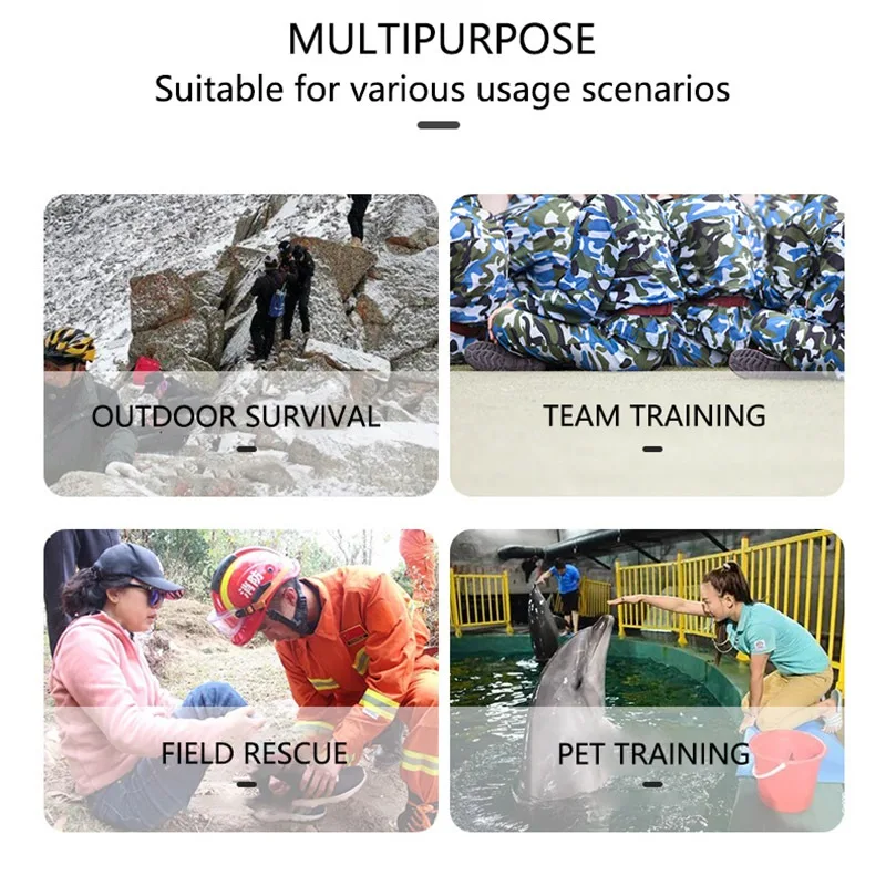 سبائك التيتانيوم الكلب التدريب صافرة التخييم الصيد أدوات إنقاذ CNC EDC المدربين 120DB أنبوب واحد صافرة طوارئ المفاتيح