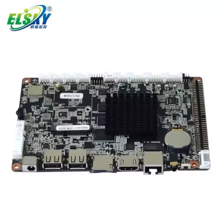 New Android Motherboard Rockchip RK3288 CPU 2G/4G/8G/16G RAM HD-MI LVDS EDP 6*USB 2.0 4*COM 1 or 2 RJ45 LAN for Android Mini PC