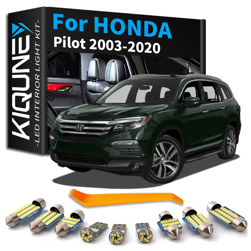 KIQUNE No Error LED Interior Light Kit For Honda Pilot 2009 2010 2011 2012 2013 2014 2015 2016 2017 2018 2019 2020 Accessories