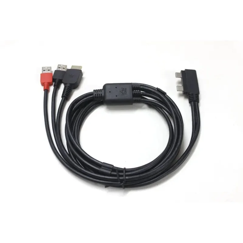 .. 3-in-2 Cable Dual USB-C to HDMI+USB-A For Huion Graphics Tablets Display Kamvas Pro 13/16 2.5K Screen