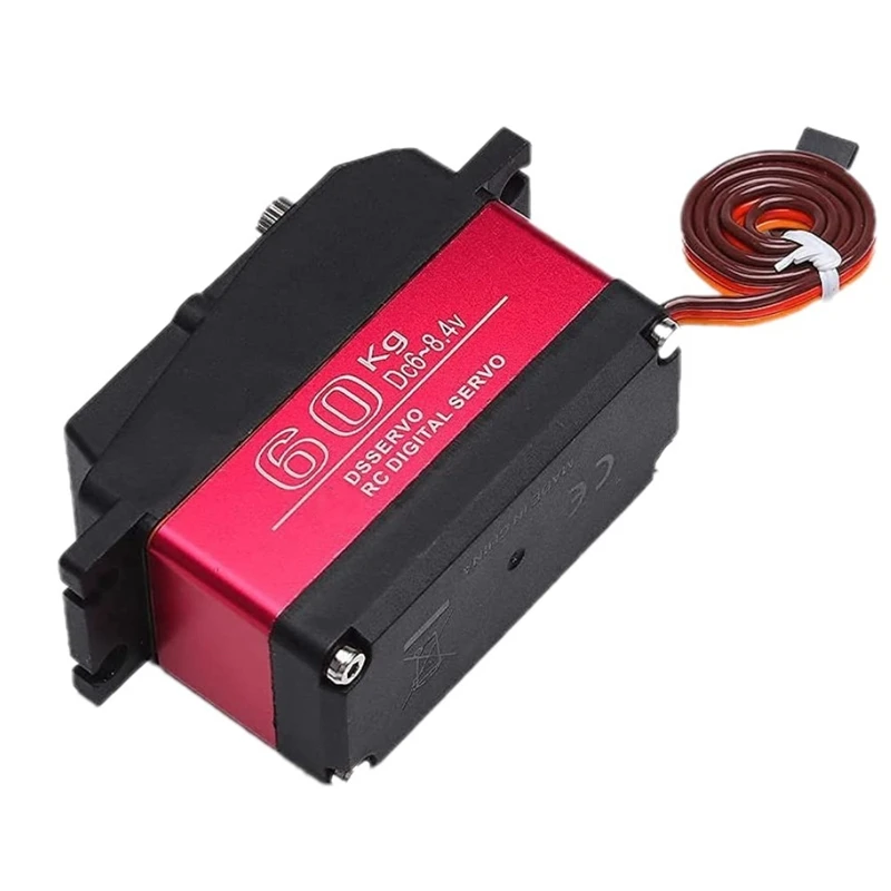 High Torque Waterproof 60Kg 180° DS5160 Metal Gear Digital Servo For RC Robot Car 1/6 Axial SCX6 1/5 Redcat HPI Baja