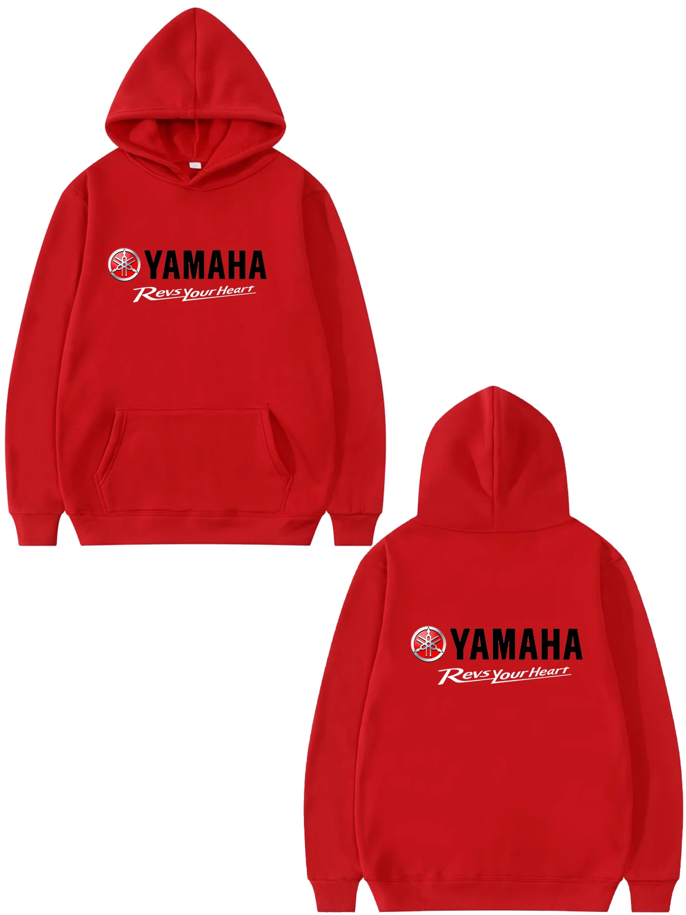 

Winter Yamaha Yamaha Locomotive Long-sleeved Sweater, Men's Hooded Pullover Sweater Bottoming Shirt, Cycling Clothes Jacket