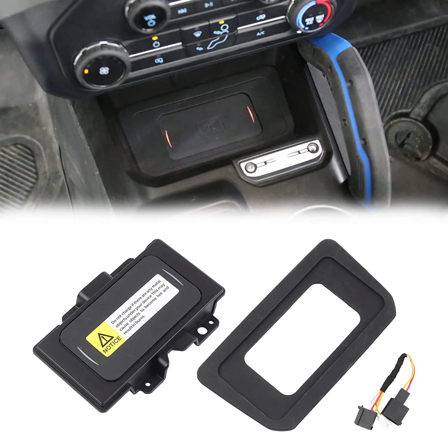 

Central Console Wireless Charging Board for Ford Bronco 2021+ (2/4 Door) at