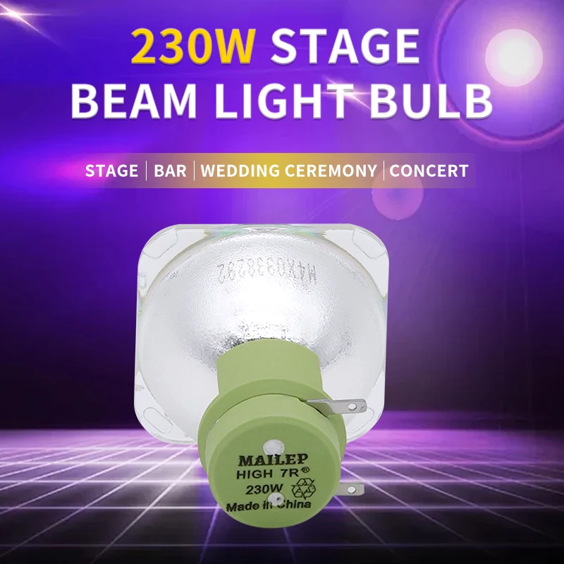 230w 7R lamp buld for Sharpy Beam 230W 7R Moving Head Screen Beam 230 Beam 7R Stage Disco Lights 7r lamps