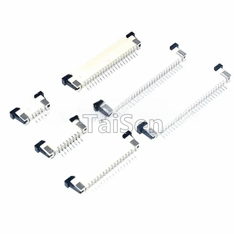 10 PZ 1.0 MM FPC Connettore Scorrevole 4P 6/8/10/12/14/16/20/24/30P Pull-up Pull-down connessione ribaltabile