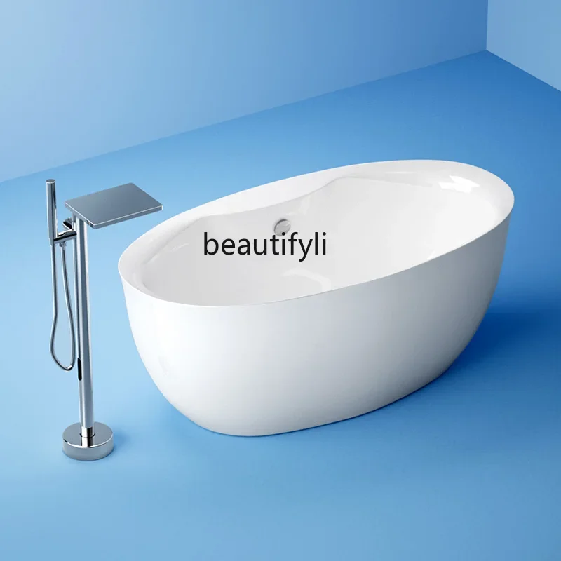 

Bathtub Independent Acrylic Seamless Integrated Household Insulation European Bathtub Bathtub