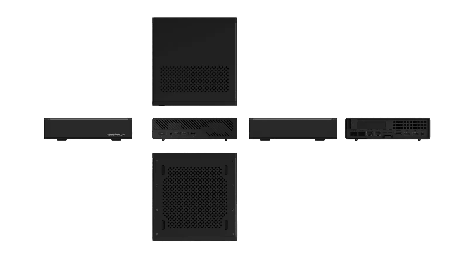 MINISFORUM MS-A2 Mini PC AMD Ryzen 9 9955HX 2x10G SFP Intel X710 2*2.5G LAN 3 * NVMe Windows 11 Workstation Computer da gioco WiFi6E