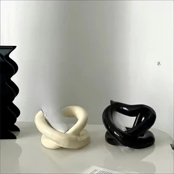 Ins Ceramic Toothbrush Holder Couple Bathroom Toothpaste Toothbrush Decorative Storage Rack Dried Flower Makeup Pen Storage Rack