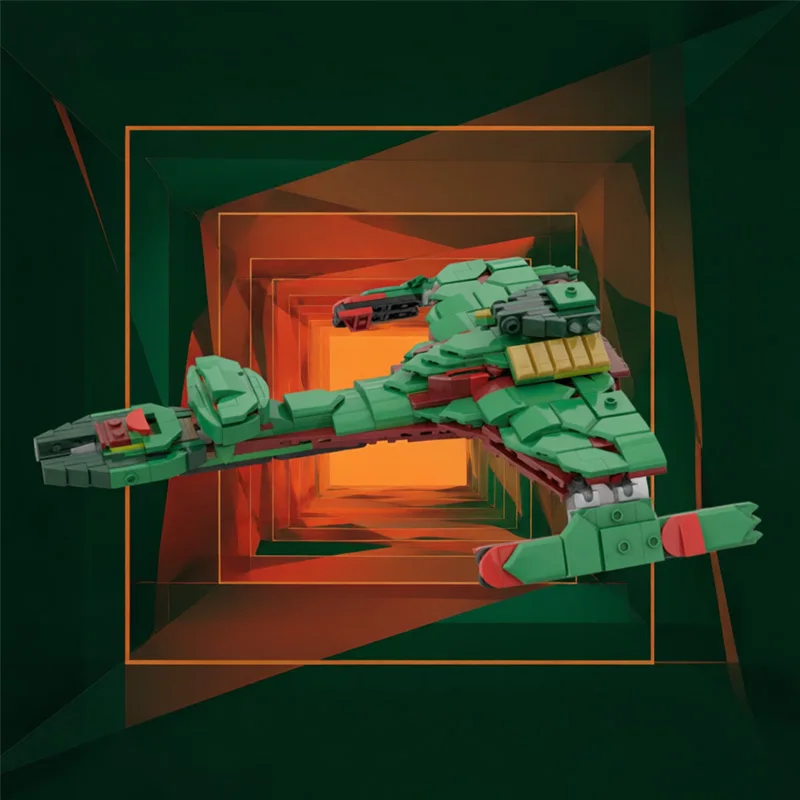 Set di Costruzioni Star Battle 31161, 433 Pezzi, Modellino Nave Classe Vor'cha, Blocchi Modulari Personalizzabili, Giocattolo Creativo Fai-da-Te