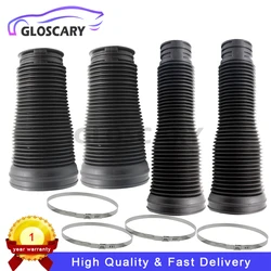 4pcs New Front Rear Air Suspension Repair Kits For Mercedes Benz W221 S350 S500 Shock Absorber Rubber Boots Dust Boot Cover Ring