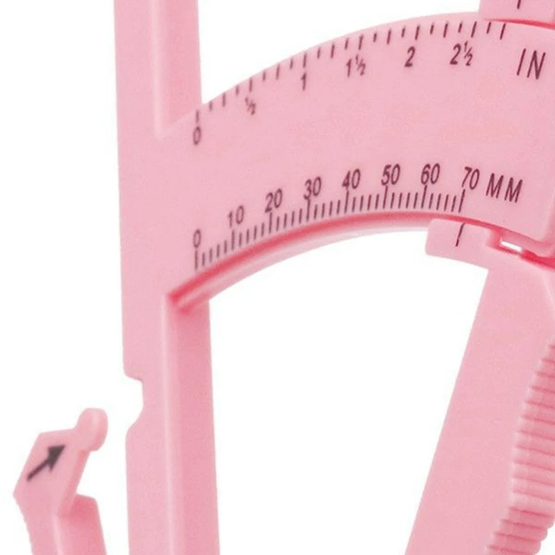 1PC Crossfit Body Fat Loss Tester Calculator Fitness Caliper Clip Measurement Slim Skin Fold Body Fat Chart Gym Equipment