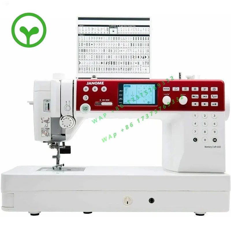 【Best-selling】Authentic Janome Memory Craft 6650 MC6650 Sewing And Quilting Machine
