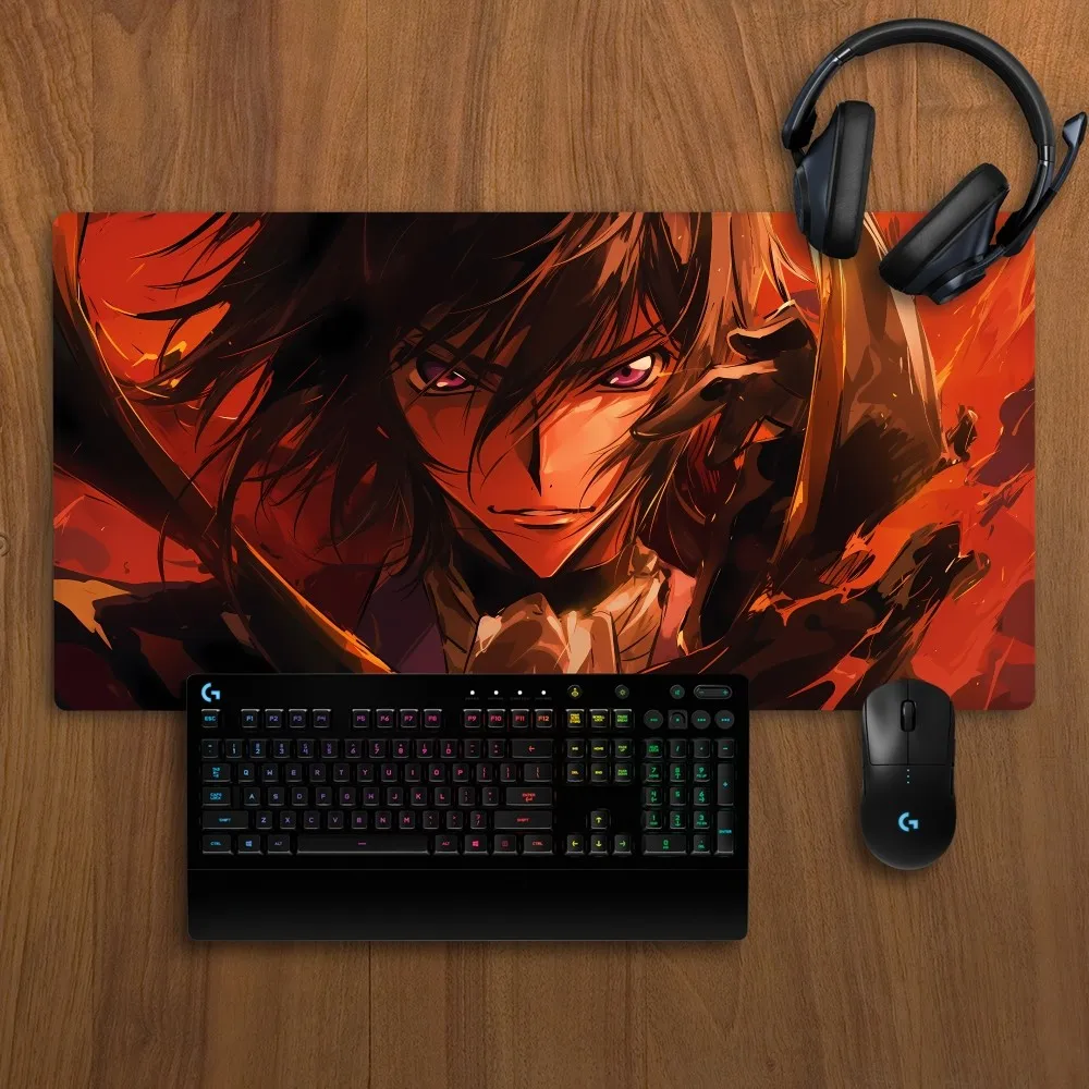 BiliBili Code Geass Lelouch of the Rebellion Mousepad Nonslip Lockedge Office Student Gaming Thickened Large Writing Pad Cushion