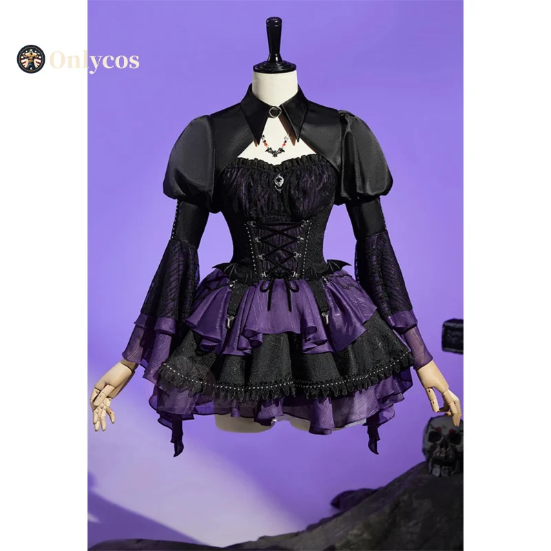 Elizabeth Cosplay Monster Cos High Costume Gothic Dress Anime Character Halloween Carnival Party Prop Onlycos
