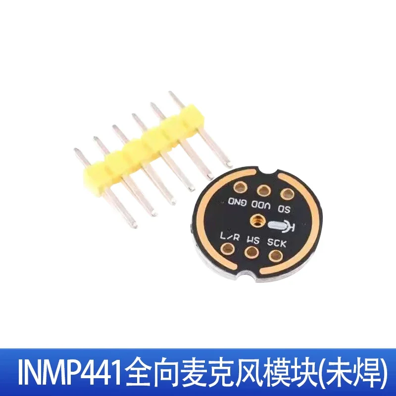 INMP441 Omnidirectional Microphone Module MEMS High Precision, Low Power I2S Interface, Support ESP32