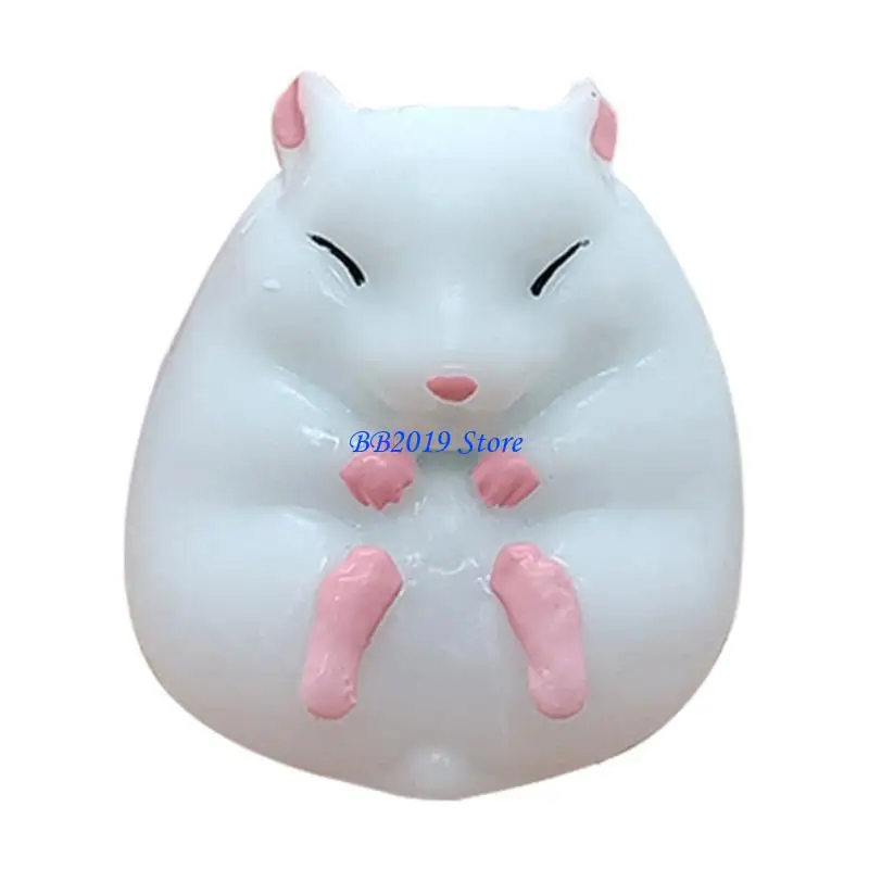 Q0KB Hand Proupable Axiété Toy Hamster Soft Animal Figure Child Goodie Bag Bags