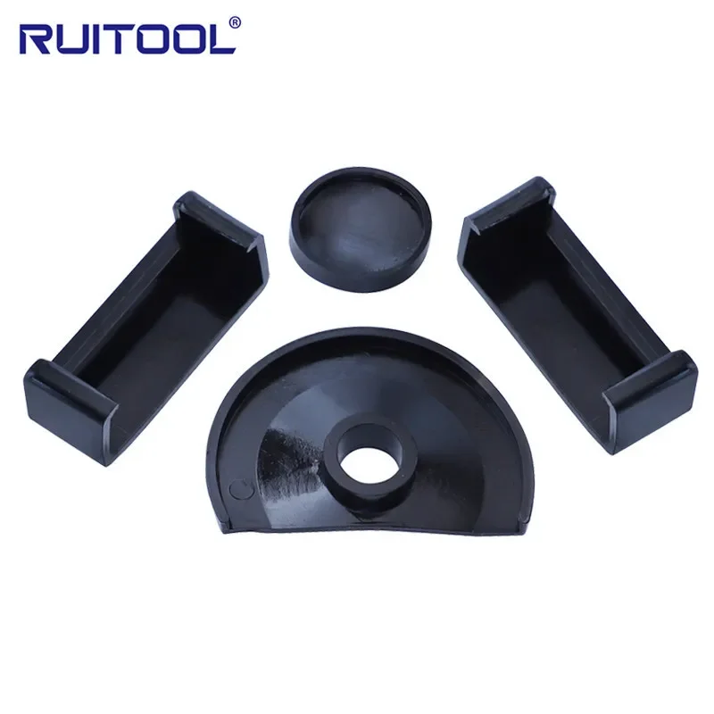 4-piece set of anti slip rubber pads small vise protection rubber sleeves plastic soft rubber table vise special accessories